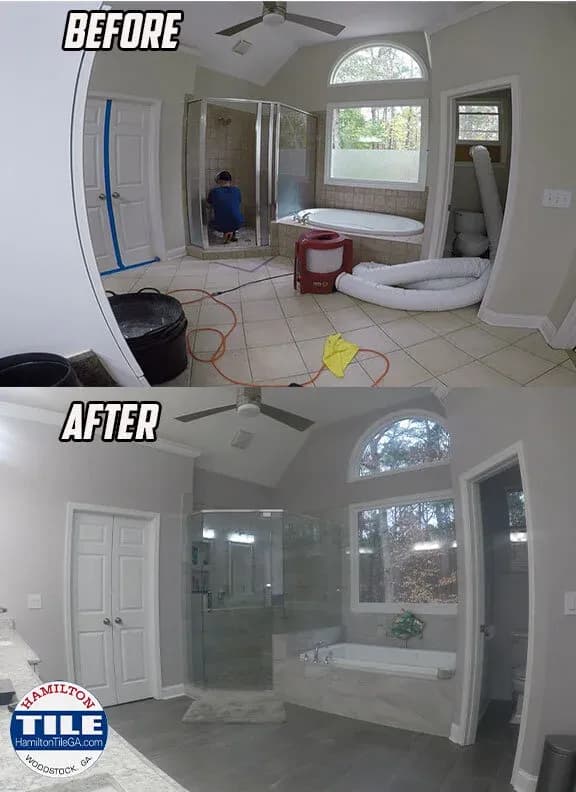Bathroom remodel: Alpharetta, GA.