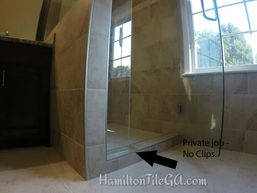 Chattahoochee glass, after being in business for a generation, does not penetrate shower curbs and knee walls, honoring your sacred water proofing.
