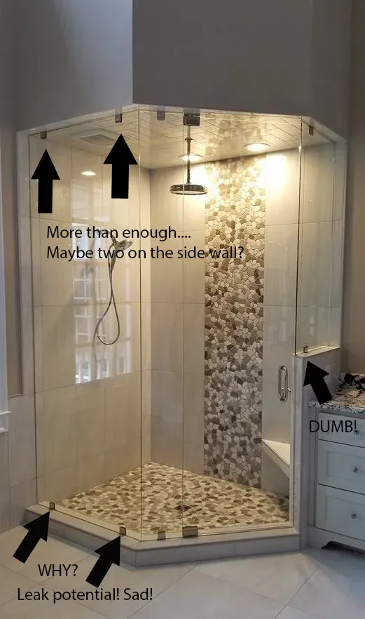Discover how the details of your glass installation can make or break your shower!