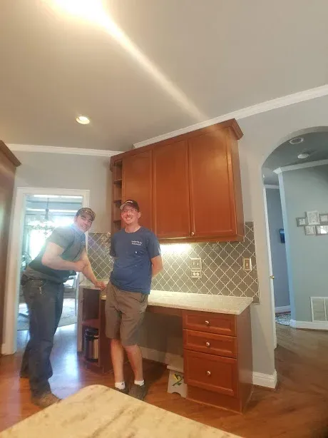 The guys after a true team building project!Vetted tile installers. We are producers. We get you what you want.