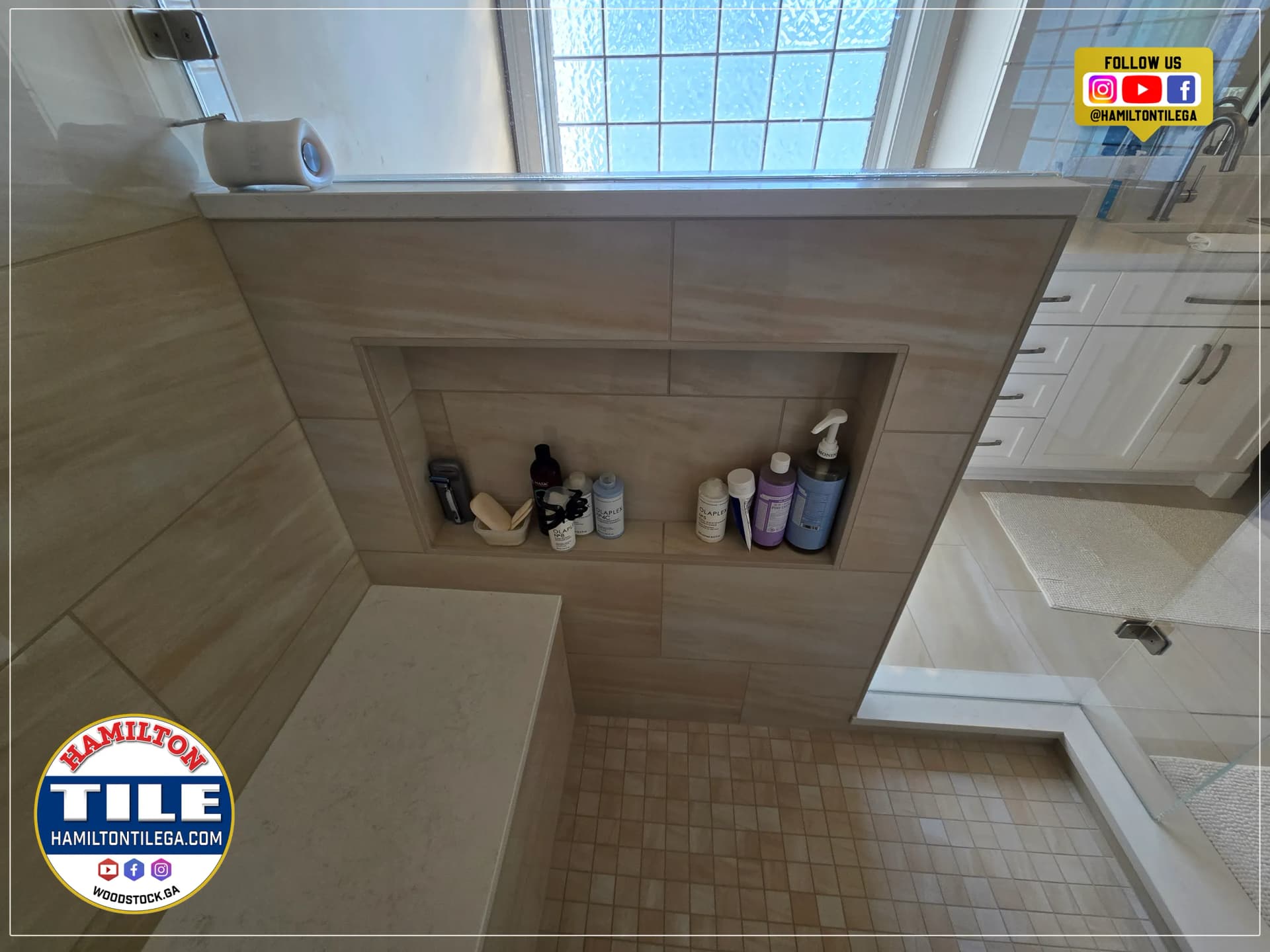 Image 39: Bathroom shower renovation in Woodstock, GA