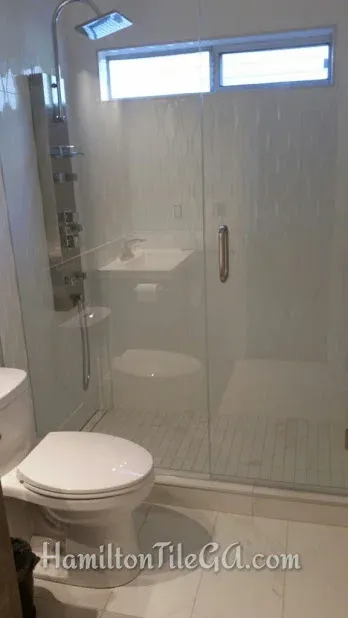 Another excellent tile bathroom in Kennesaw, GA