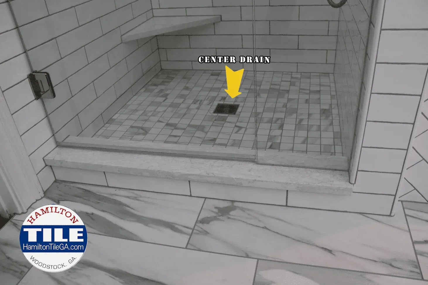 Linear vs. center shower drain: Pros and Cons.