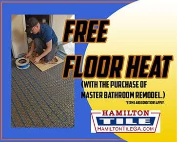 Cold feet? Come see how we do a heated floor!