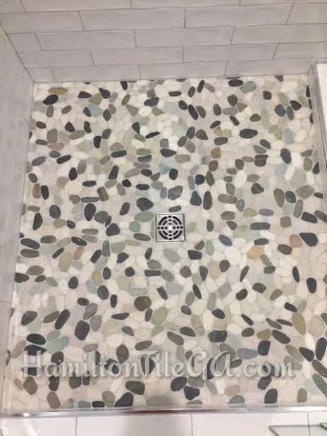 A Kerdi drain makes for a sharp shower!
