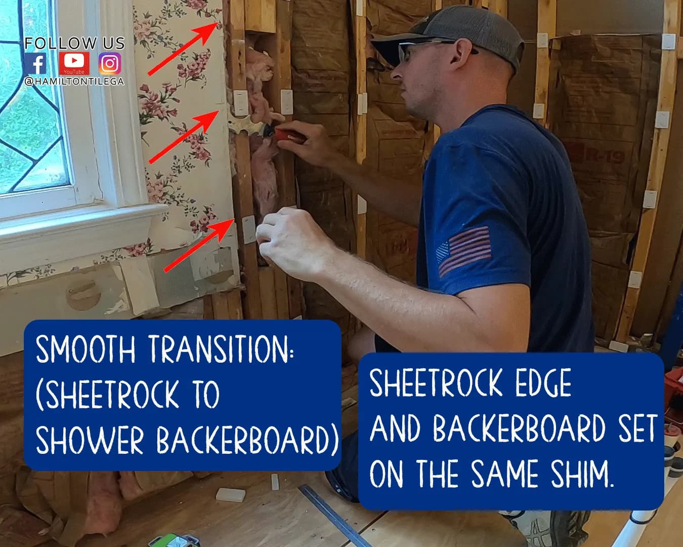Transitioning between sheet rock and tile backerboard is tricky. The built with foam spacer makes it so you have a flawless transition.