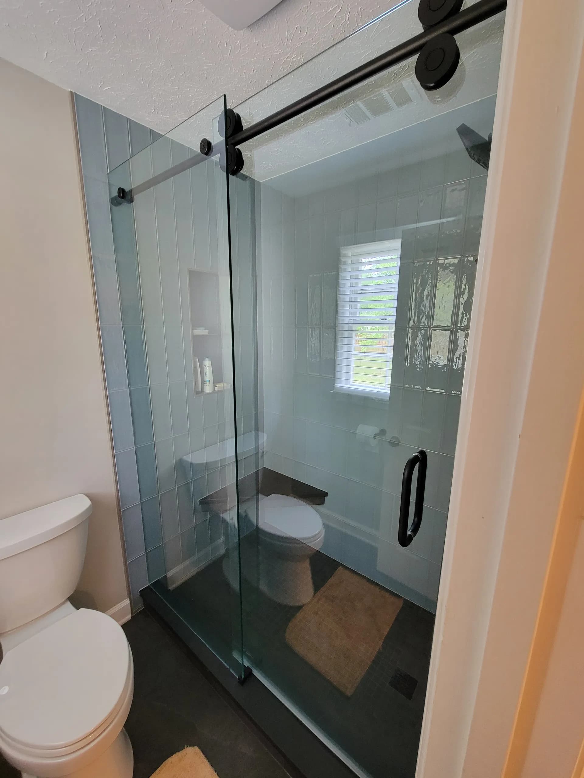 Milton, GA new shower in bathroom remodel