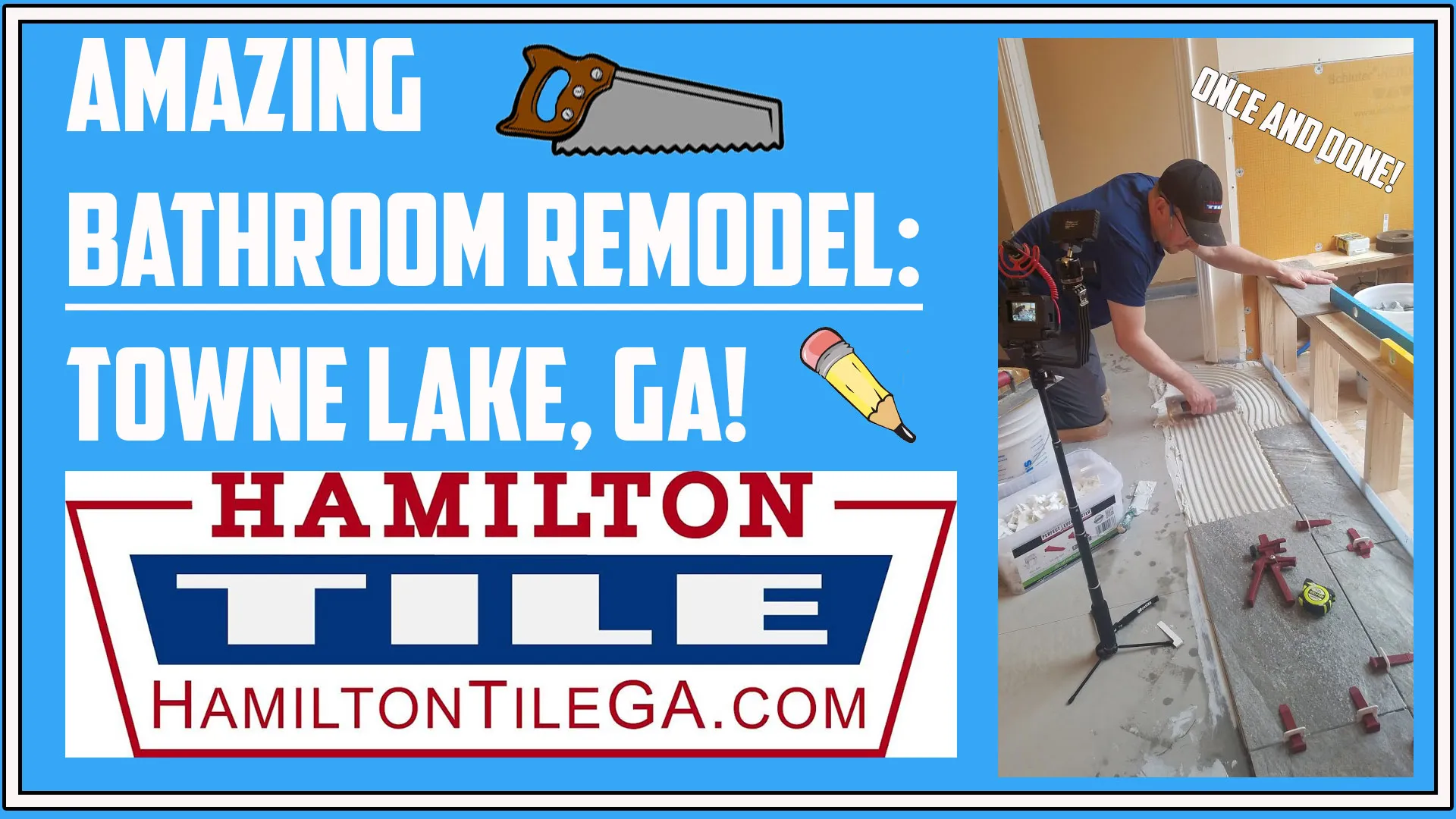 Towne Lake, Woodstock, GA: custom master bathroom remodel...Behind the Scenes