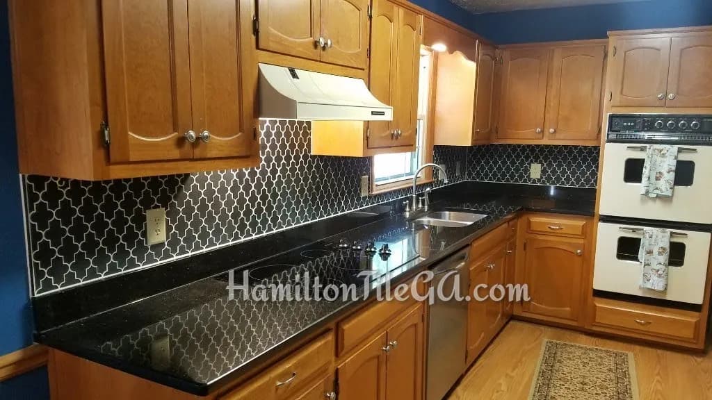 Back splash kitchen transformations in Cobb, Cherokee and Forsyth County!