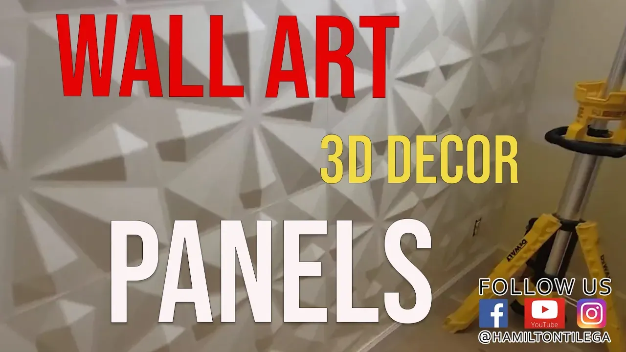 Wall Art 3d Decor Panels