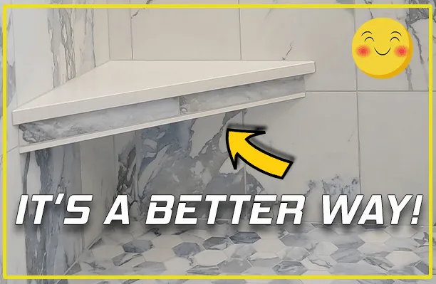 This Shower Bench Design Makes your shower FEEL BIGGER!✔