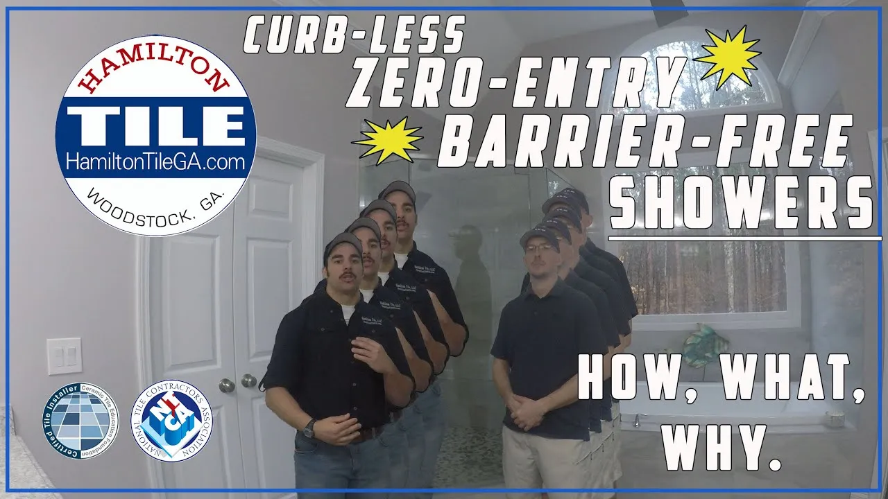 Woodstock, GA: Curb-less, Barrier-free, zero-entry Showers..How, What, WHY?