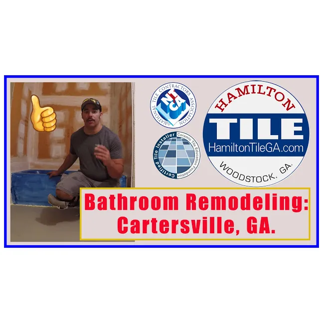Professional Tile bathroom remodeling services: Cartersville, GA