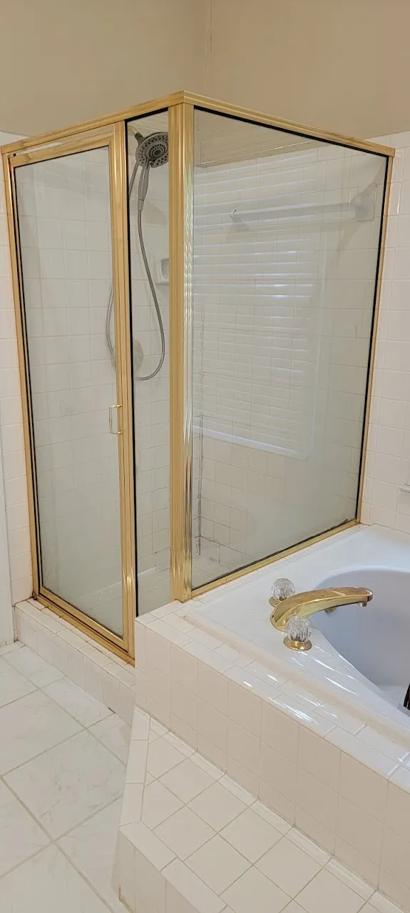 Walk-in shower remodel results, without the dated look — Hamilton Tile, Woodstock, GA